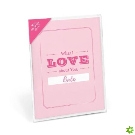 Knock Knock What I Love About You Fill in the Love Card Booklet