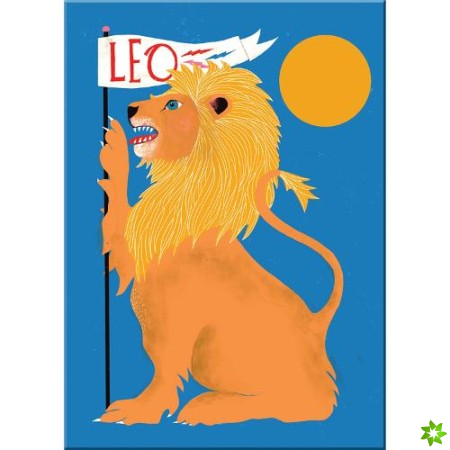 Lisa Congdon for Em & Friends Leo Zodiac Magnet