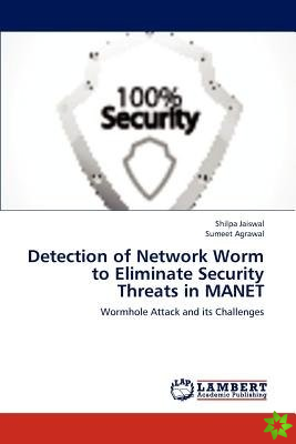 Detection of Network Worm to Eliminate Security Threats in Manet