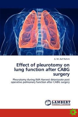 Effect of pleurotomy on lung function after CABG surgery