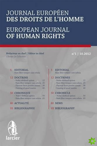 Journal Europeen des Droits de l'Homme / European Journal of Human Rights