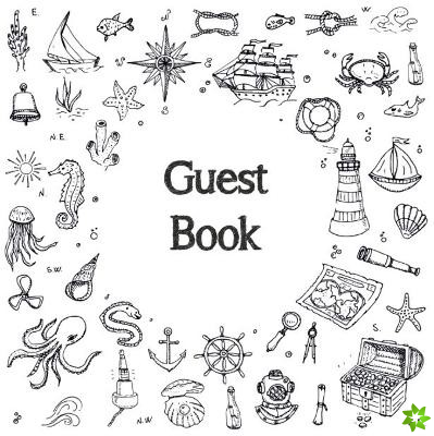 Guest Book, Visitors Book, Guests Comments, Vacation Home Guest Book, Beach House Guest Book, Comments Book, Visitor Book, Nautical Guest Book, Holida