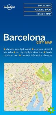 Lonely Planet Barcelona City Map