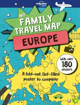 Lonely Planet Kids My Family Travel Map - Europe