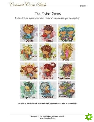 Zodiac Series Cross Stitch Book