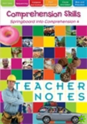 Springboard into Comprehension Level 4 Teacher's Notes