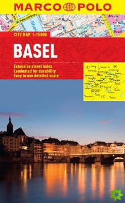 Basel Marco Polo Laminated City Map