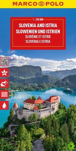 Slovenia and Istria Marco Polo Map