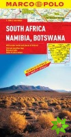 South Africa, Namibia & Botswana Map