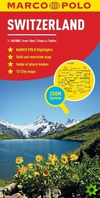 Switzerland Marco Polo Map