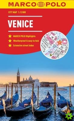 Venice Marco Polo City Map 2018 - pocket size, easy fold, Venice street map
