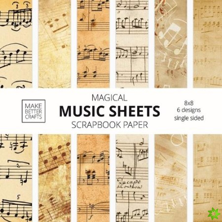Music Sheets Scrapbook Paper