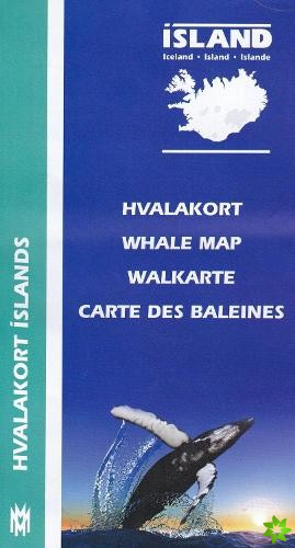 Whale Map of Iceland