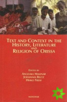 Text & Context in the History, Literature & Religion of Orissa