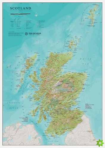 Scotland Leisure Wall Map