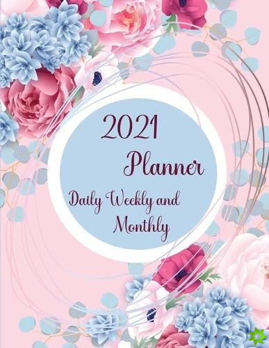 2021 Planner Daily Weekly and Monthly