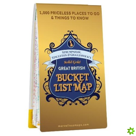 ST&G's Solid Gold Great British Bucket List Map
