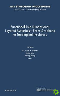Functional Two-Dimensional Layered Materials - From Graphene to Topological Insulators: Volume 1344