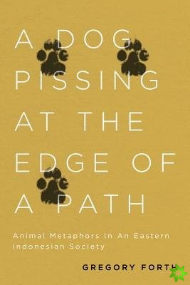 Dog Pissing at the Edge of a Path
