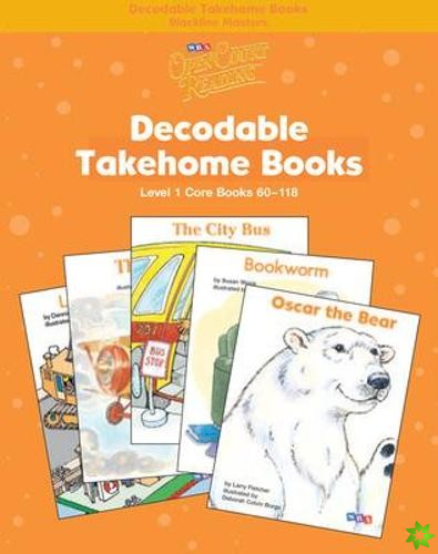 Open Court Reading, Core Decodable Takehome Blackline Masters (Books 60-118) (1 workbook of 59 stories), Grade 1