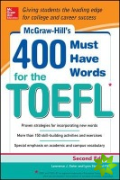 McGraw-Hill Education 400 Must-Have Words for the TOEFL