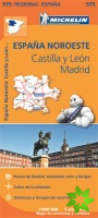 Castilla y Leon, Madrid - Michelin Regional Map 575