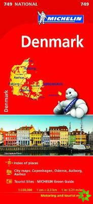 Denmark - Michelin National Map 749