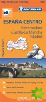 Extremadura, Castilla La Mancha, Madrid - Michelin Regional Map 576