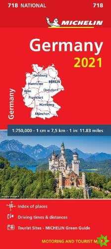 Germany 2021 - Michelin National Map 718
