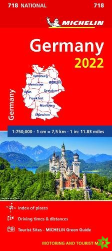 Germany 2022 - Michelin National Map 718