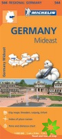 Germany Mideast - Michelin Regional Map 544
