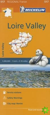 Pays de la Loire - Michelin Regional Map 517