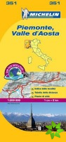 Piemonte & VA - Michelin Local Map 351