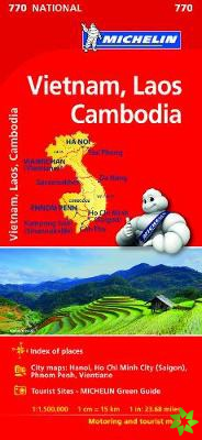 Vietnam Laos Cambodia - Michelin National Map 770