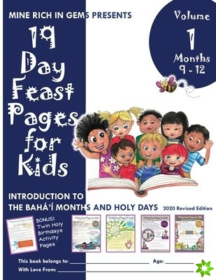 19 Day Feast Pages for Kids Volume 1 - Months 9 - 12