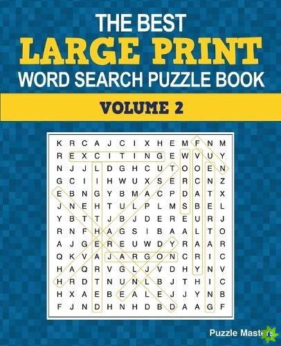 Best Large Print Word Search Puzzle Book, Volume 2