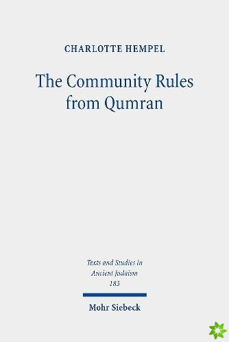 Community Rules from Qumran