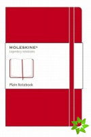 Moleskine Large Plain Hardcover Notebook Red