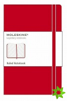 Moleskine Pocket Ruled Hardcover Notebook Scarlet Red