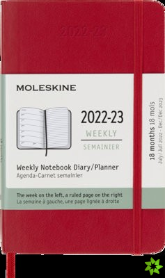 MOLESKINE 2023 18MONTH WEEKLY POCKET SOF