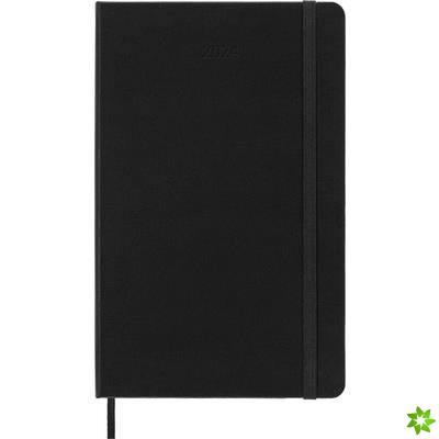 Moleskine 2024 12-Month Daily Large Hardcover Notebook