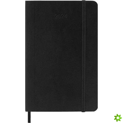 Moleskine 2024 12-Month Monthly Pocket Softcover Notebook
