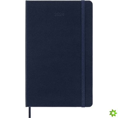 Moleskine 2024 12-Month Weekly Large Hardcover Notebook