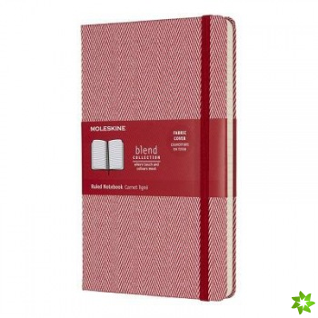 Moleskine Blend Limited Collection Red Large Ruled Notebook Hard