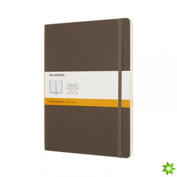 Moleskine Earth Brown Notebook Extra Large Ruled Soft