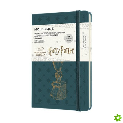 Moleskine Ltd. Ed. Harry Potter 2022 18-Month Weekly Pocket Hardcover Notebook