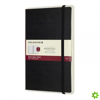 Moleskine Smart Writing Paper Tablet Black Large Ruled Hard