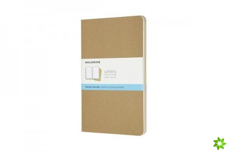 Set Of 3 Moleskine Large Dotted Cahier Journals