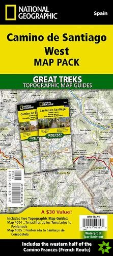 Camino de Santiago - Camino Frances West Map Pack Bundle