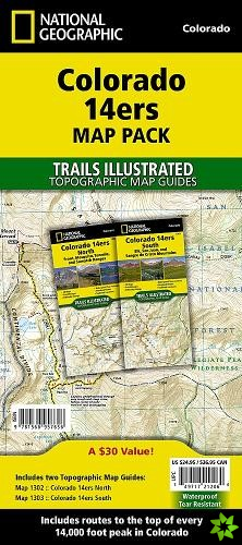 Colorado 14ers [map Pack Bundle]